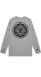 Grey long sleeve world wide